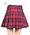 chouyatou Women's High Waist Plaid Flannel Flared Skater Skirt with Zipper Closure