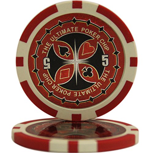 MRC 650pcs Ultimate Laser Poker Chips Set with Aluminum Case - Thumbnail 3