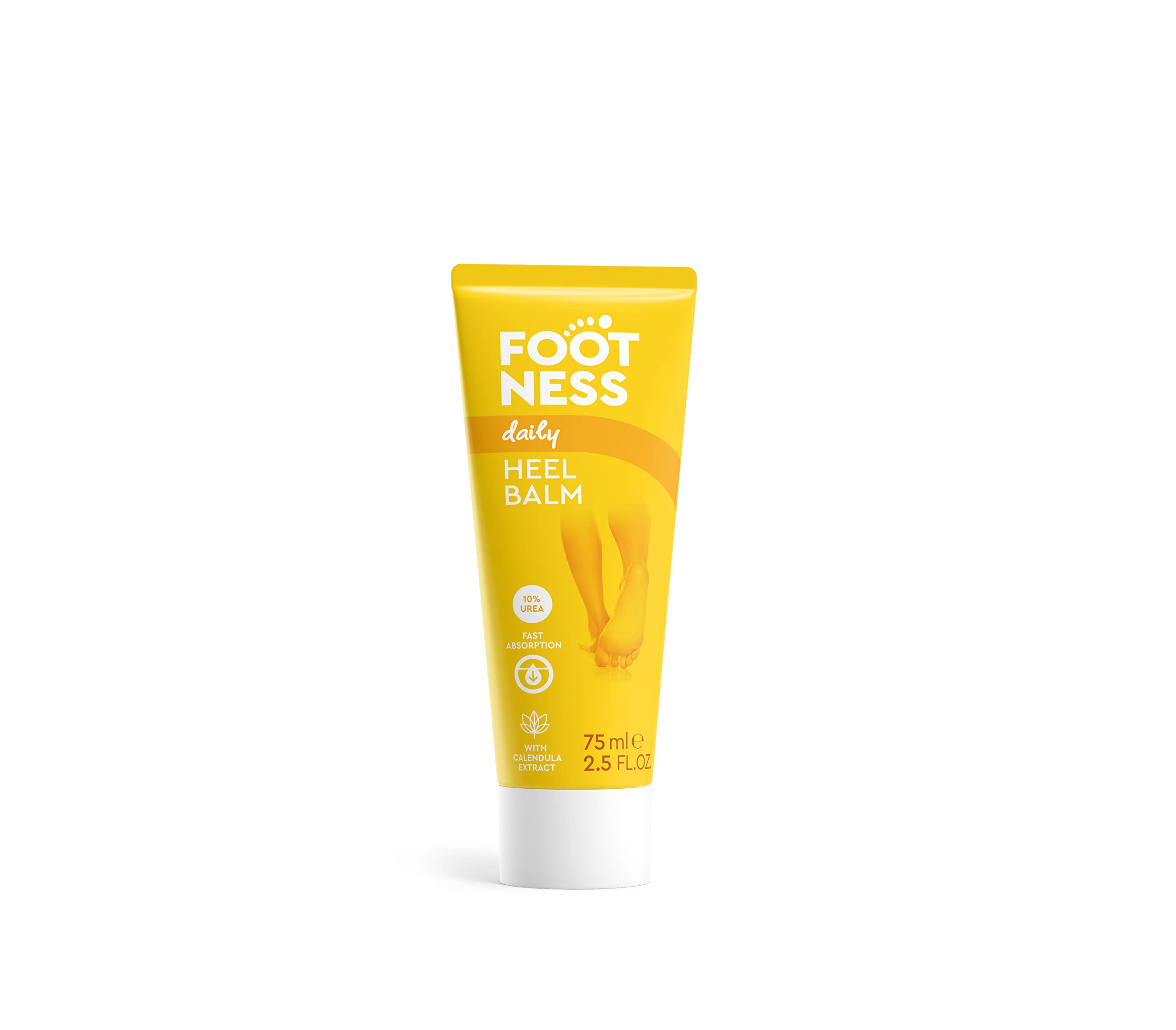 FOOTNESS Heel Balm - with 10% Urea, effectively nourishes the skin, making it soft and smooth. (75 ml)