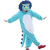 Lifeye Adult Triceratops Pajamas Animal Cosplay Costume