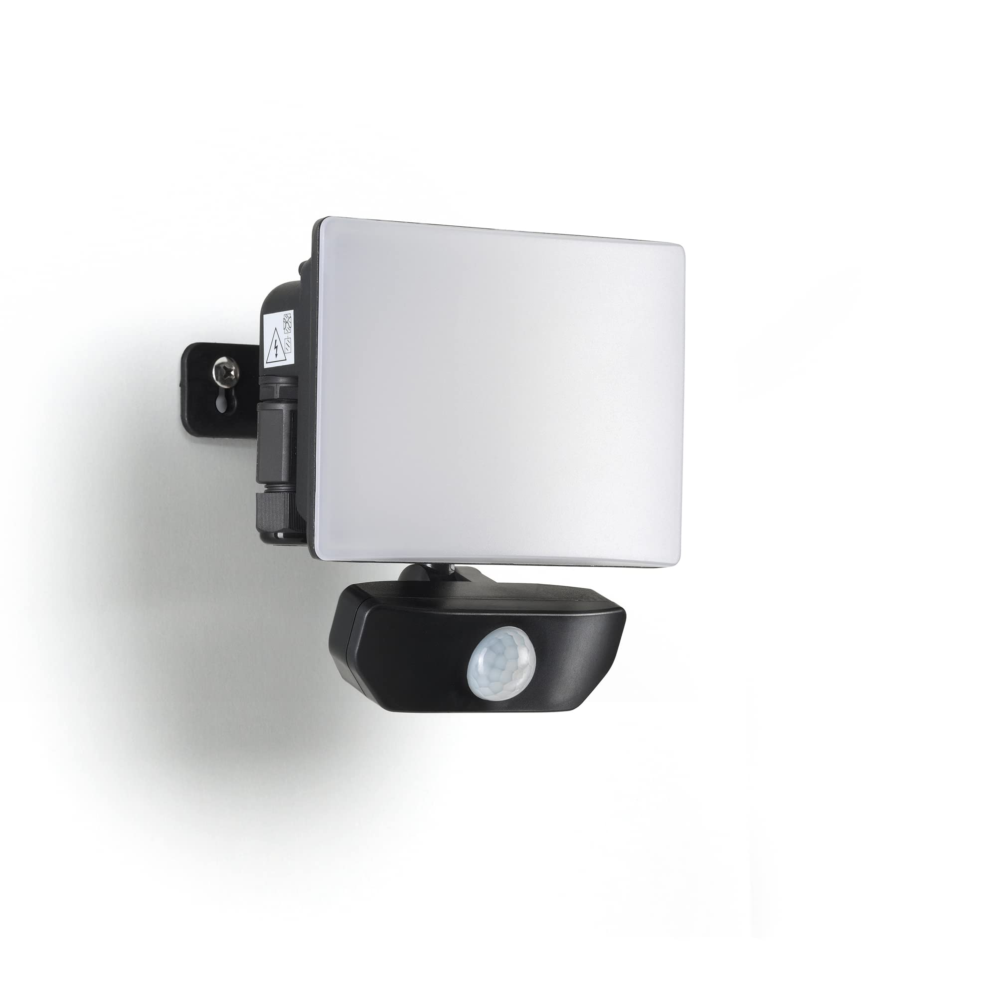 Auraglow 20W 1650lm Full Screen Slimline LED Security Motion Sensor PIR Flood Light Black Outdoor Wall Lamp