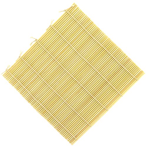 BambooMN Natural Bamboo Makisu Sushi Rolling Roller Mat, 1 Piece