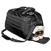 Coreal sport gym bag duffel bag with shoes compartment for men and women black