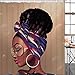 African American Shower Curtain Afro Girl Shower Curtain with 12 Hooks, African Woman with Afro Chic Hairstyle Shower Curtain, Afrocentric Lady Shower Curtain, Waterproof & Durable