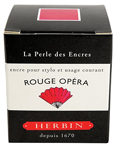 J. Herbin Fountain Pen Ink - 30 ml Bottled - Rouge Opera