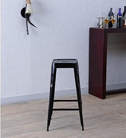 Rajtai Shree Metal Bar Stool (Black)