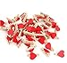 Heart-Shaped Wooden Clothespins, 3cm x 2cm, 50 Pack, Mini Decorative Clips for Photos, Crafts, Wedding