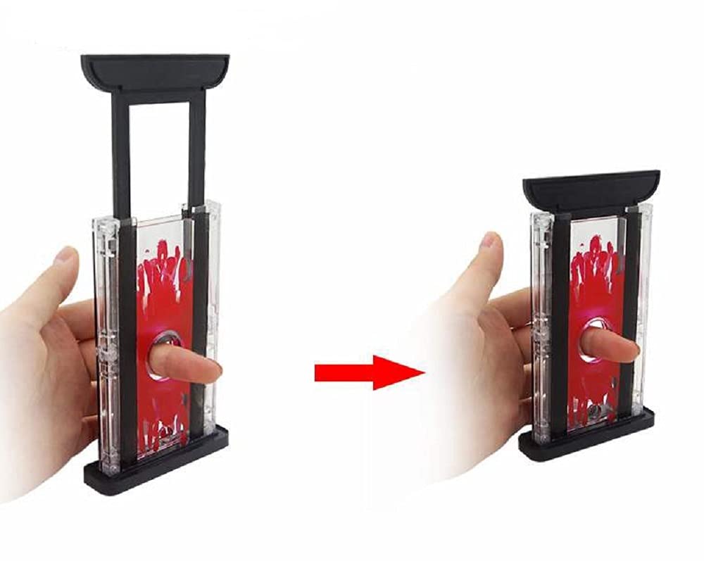 SUMAG Finger Chopper Finger Cutter Chopper April Fools Close-Up Magic Show Trick Props Magic Tricks Gimmick Appearing Magic Illusion (Age 15+)