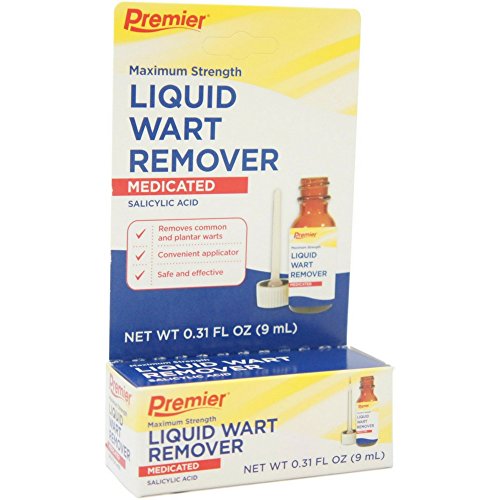 Premier wart remover liquid, maximum strength - 0.5 oz