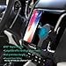 Auckly Wireless Car Charger Iphone X, Qi Fast Wireless Car Charger Air Vent Car Mount and Suction Cup Mount for Samsung Galaxy S8 Plus S8 S7 S7 Edge Note 5, Standard Charger for IPhone 8/S9/S8 Plus