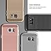 Obliq Slim Meta Dual Layer Protection Case with Shock Absorbing TPU Inner Layer for Samsung Galaxy S7 - Champagne Gold
