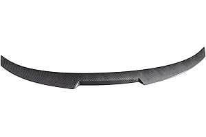 KHK Spoiler Compatible with F30, M4 Style Rear Spoiler, Carbon Fiber Look ABS Material Rear Wing Compatible with 2013-2018 BMW 3 Series F30 Sedan / F80 M3 Sedan