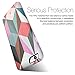 AknaCase Case Compatible with iPhone 6/6s for Girls, New Glamour Series Flexible Soft TPU Cover [Colorful Cube](213-U.S)