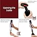 Brewberry Premium Stainless Steel Electric Wine Bottle Opener with Foil Cutter, Charging Stand, LED Temperature Display and Vacuum Sealer For Wine Preserver