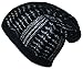 D&Y Women's Loose Knit Reversible Chevron Pattern Beanie/Skull Cap (One Size)