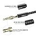 Nulaxy 3.5mm (4FT/1.2M) Auxiliary Audio Cable Aux Cord with Gold-Plated Connector for Headphones, Car Home Stereos, iPod iPhone iPad, Smartphones, Tablets and More [1-Pack]