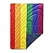Rumpl The Original Printed Puffy | Outdoor Down Camping Blanket for Traveling, Picnics, Beach Trips, Concerts | The Pride Flag, Rainbow, Throwthumb 4
