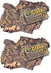 (2 Pack) Zoo Med Natural Cork Bark Flat, Small