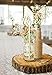 Activ8 Elegant Wooden Wedding Table Numbers | 1-12 Pack | Calligraphy Sticks Including Extra Thick Solid Base | Reception Party Home Decoration Centerpiece| Spray or Natural | Banquet Event Decor