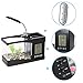 Docooler USB Desktop Mini Fish/small fry Tank Aquarium with LED Clockthumb 2
