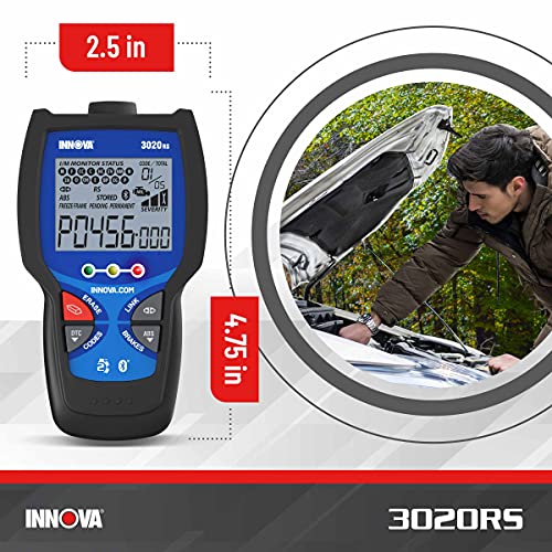 INNOVA 3020RS Fast & EasytoUse Check Engine Code Reader, OBD2
