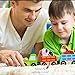 Wooden Train Tracks Set Toys for Boys and Girls 3 Years Old & Up 41 PCS Train Set Toy for Kids - 3 Magnetic Trains, 21 Wood Tracks, 1 Bridge, With Animals - Best Gift For Toddlers