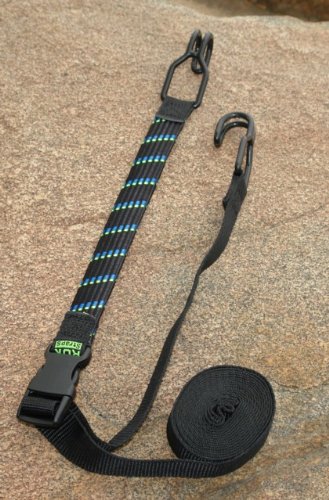 ROK Straps 18"-5ft Adjustable Tie Down w/Double Hooks 10113