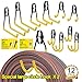 LANNIU Garage Hooks-Garage Storage Utility Hooks and Hangers,Heavy Duty Wall Mount Tool Holder for Organizing Power Tools,Ladders,Bikes,Ropes,Garden Hoses,Bulk Items