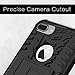 iPhone 7 Plus Case, FOGEEK Advanced Dual Layer Heavy Duty Protection [Shock Absorption Technology] Stylish Armor Strength Resistant Protective Cover for Apple iPhone 7 Plus 2016 (Black)