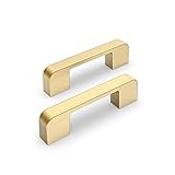 Lepatape 25 Pack 3 Inch Cabinet Pulls Brushed Gold