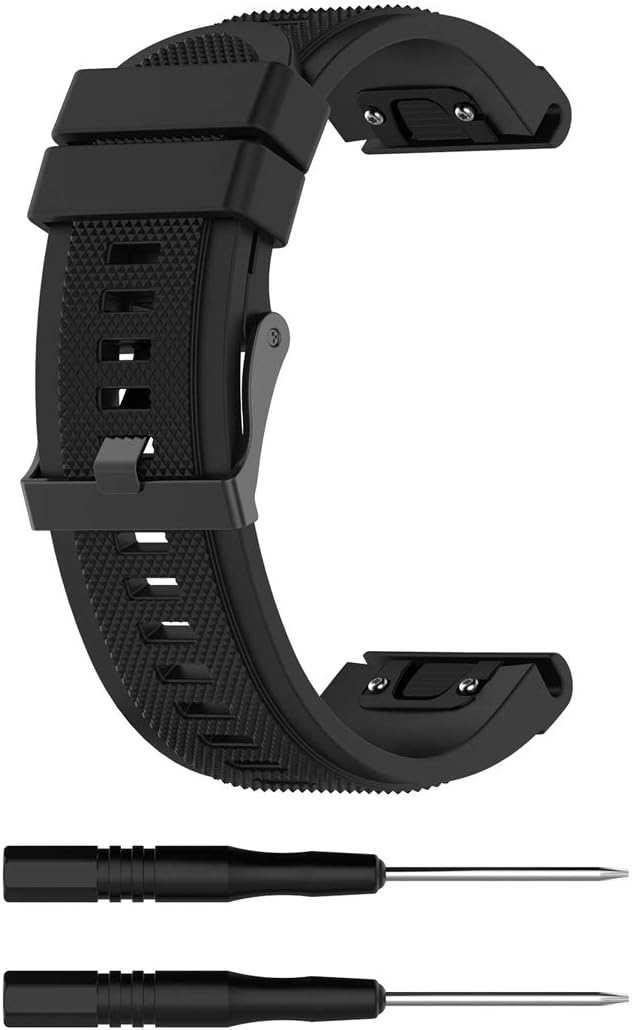 Disscool Correa de silicona de repuesto para Garmin Fenix 6X ...