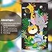 Jungle Animals Toss Game with 3 Bean Bags, Fun Indoor and Outdoor Jungle Party Game for Kids and Adults, Jungle Theme Party Decorations and Supplies for Birthday Baby Shower