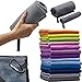 MICRO-MIRACLE XXL Travel Towel - 2 Quick Dry and Extra Soft Microfiber Towels, Lightweight and Compact for Gym, Swim Practice, Travel, Backpacking, Camping, RV, Beach, Camping (Charcoal Gray)