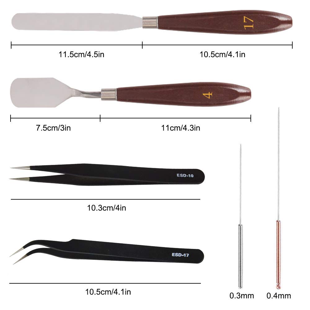 Set Of 2 Sooway Stainless Steel 3d Printer Tool 3d Print Removal Tool Enhanced Version 3d Printer Accessories