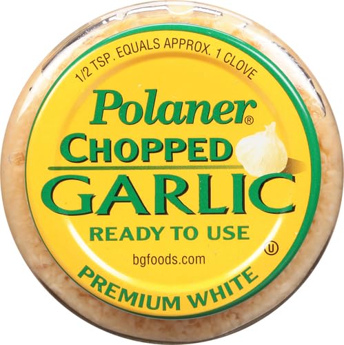 POLANER PREMIUM WHITE CHOPPED GARLIC, 10 OUNCE