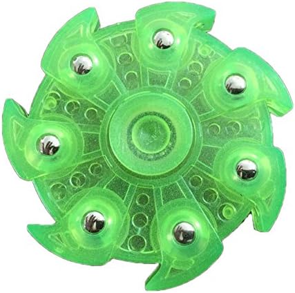 Xiangfeigao Colorful Luminous Mini Hand Fidget Spinner Toy Stress Reducer Toy H03