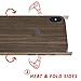 Brown Wood Texture Protective Skin Decal for Apple iPhone X / iPhone 10 Sticker Wrap Cover 10 Pack by GolemGuard