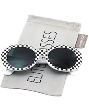 Clout Goggles Oval Mod Retro Thick Frame Rapper Hypebeast Eyewear Supreme Glasses Cool Sunglasses