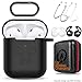 2019 New AirPods Case 7 in 1 Accessories for Airpods 2/Airpods New competible with Wireless Charging Function Accessories Protective Cover Included Ear Hook Grips Staps Clips/Skin/Tips/Grips Blackthumb 1
