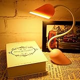 LUOYIMAN® Sensor LED Heart Lamp Outdoor Portable Lamp Deformable and Foldable Light Smart Table Desk Lamp Couples Light 14 LED Lights and 3 Modes of Lightness(Pink)