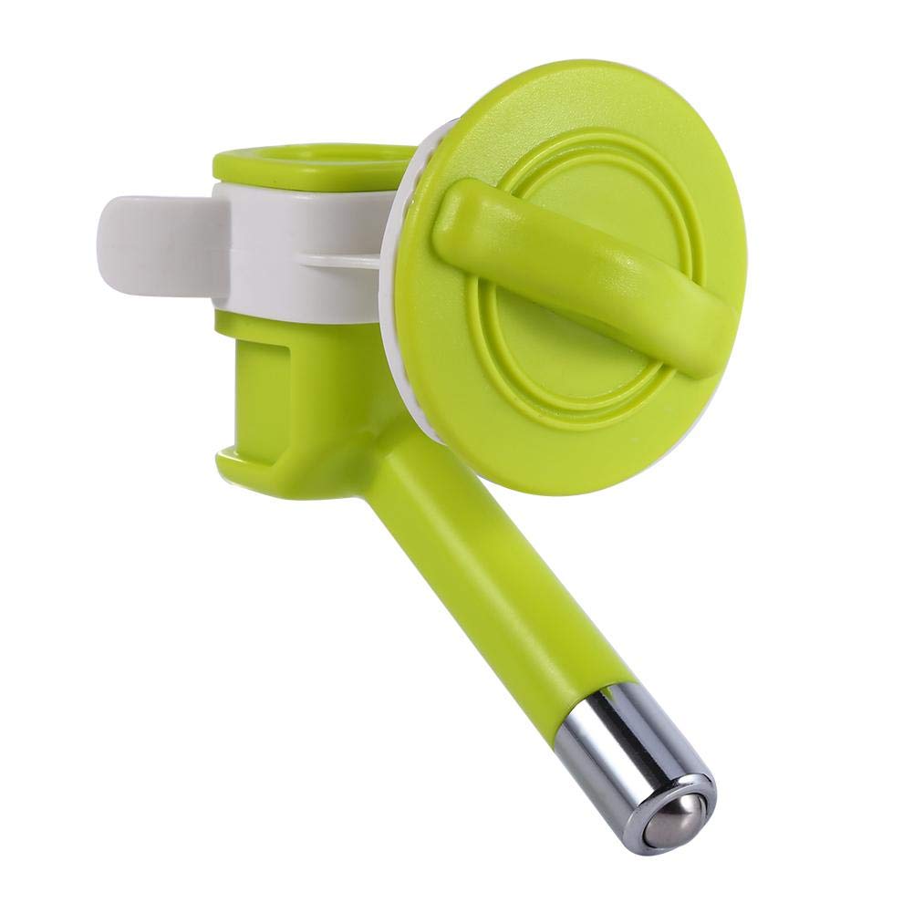Automatic No-Drip Anti-Leaking Pet Water Fountain Nozzle for Hanging Use with Dogs and Cats Drinking Dispenser Bottle Head (Green)