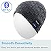 Qshell Winter Trendy Short Wireless Bluetooth Beanie Hat Cap for Men Women with Stereo Headphones Headsets Speakers Hands-free Call for Outdoor Sports Gym Skiing Skating Walking,Christmas Gifts - Gray
