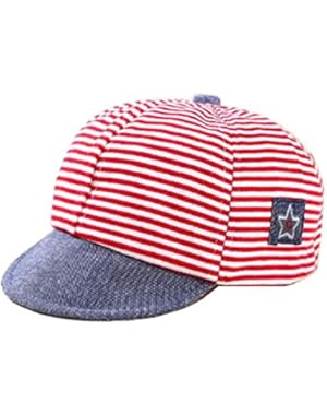 Striped Baby Baseball Cap Summer Cotton Toddler Kids Hats Infant Boys Girls Sun Hat