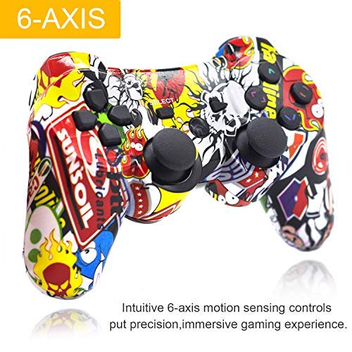 image for BRHE PS3 Controller Wireless Bluetooth Gamepad PS3 Games Remote Contro