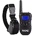 PetAZ Dog Training Collar With Remote Rechargeable & Rainproof LCD Screen 330 Yard Beep/Vibration/Shock Electric Train Collars For Small,Medium,Large Pets&Dogs