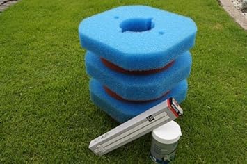 Wartungspaket Fur Teichfilter Oase Filtoclear 6000 Inkl Schwammset Lampe U Amazon De Baumarkt