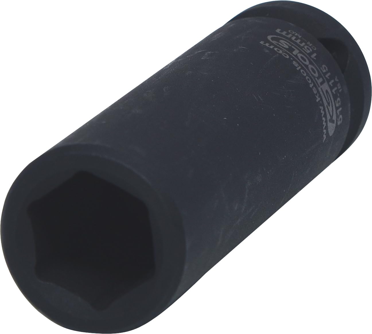 KS Tools 1/2 Inch Hexagonal Impact Socket, 15 mm, 515.1115 E
