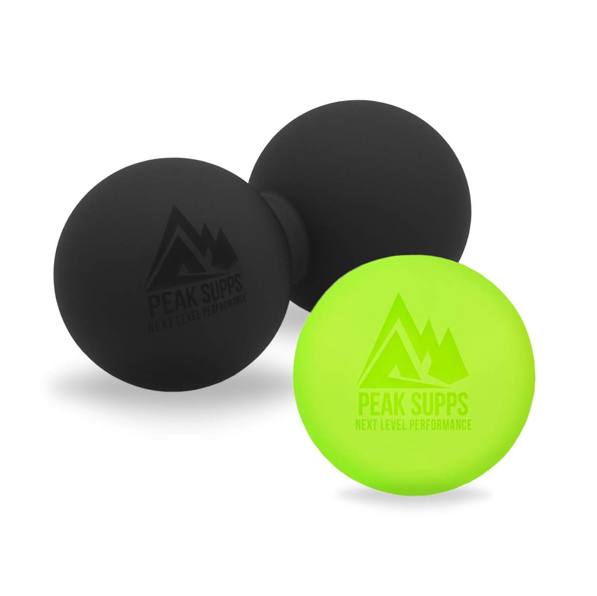 Trigger Point Massage Balls x 2 (Lacrosse & Peanut) - Physiotherapy Deep Tissue