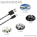 Travalo 3 Feet Nylon Braided Lightning Cable USB Charging Cord for iPhone iPad and iPod（5 Pack）