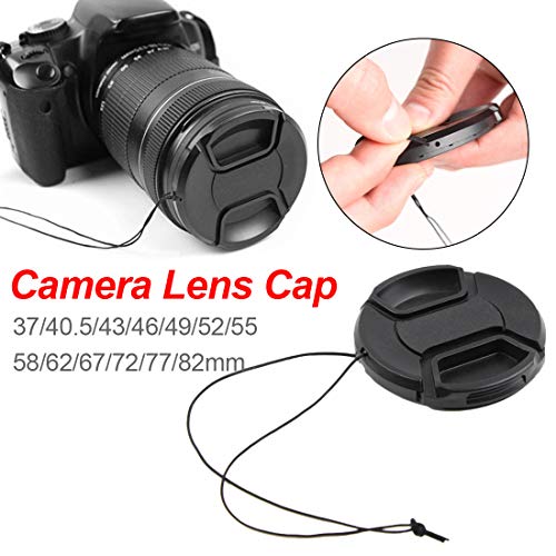 67mm Lens Cap Center Snap on Lens Cap Suitable Suitable &for Nikon &for Canon &for Sony Any Lenses with Ø 67mm Camera - Thumbnail 5